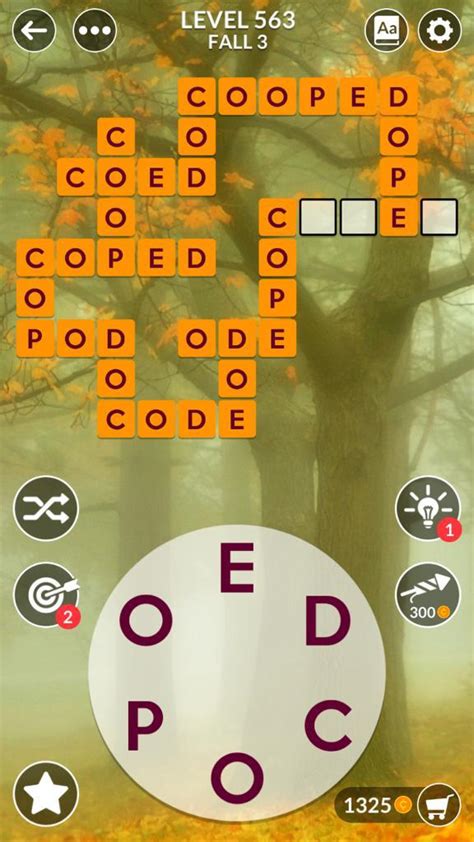 Wordscapes Fall Level 6858 Answers .